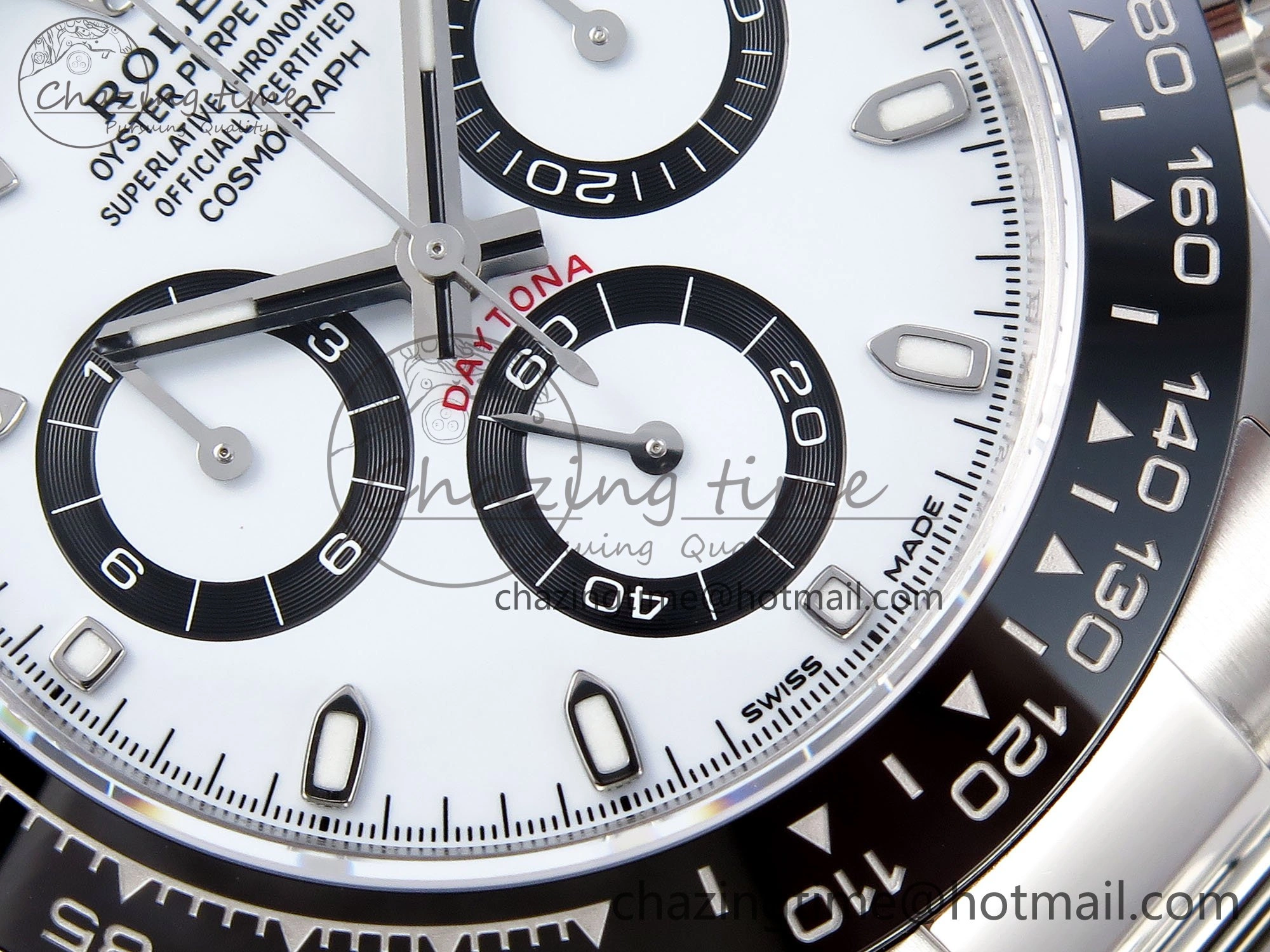 Daytona 116500 ZF 1:1 Best Edition 904L SS Case and Bracelet White Dial SH4130