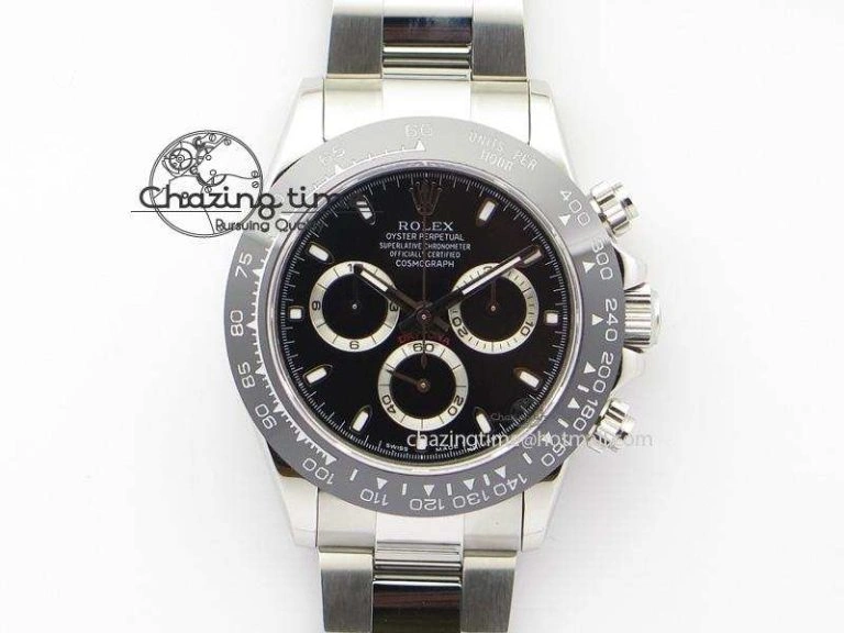 Daytona 116500LN BP Maker Best Edition Black Dial On SS Bracelet A7750 V2