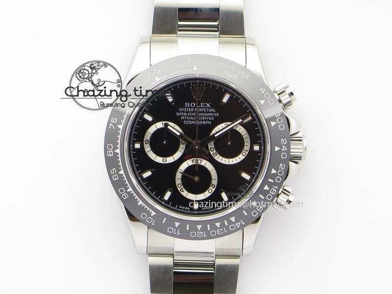 Daytona 116500LN BP Maker Best Edition Black Dial On SS Bracelet A7750 V2