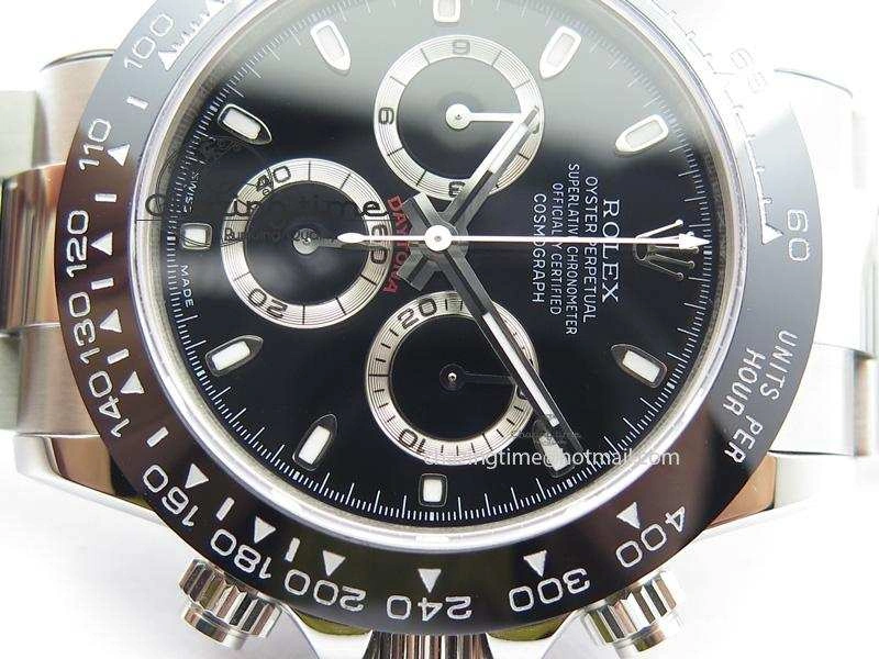 Daytona 116500LN BP Maker Best Edition Black Dial On SS Bracelet A7750 V2