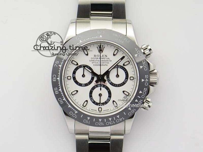 Daytona 116500LN BP Maker Best Edition White Dial On SS Bracelet A7750 V2