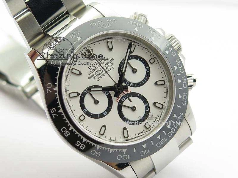 Daytona 116500LN BP Maker Best Edition White Dial On SS Bracelet A7750 V2