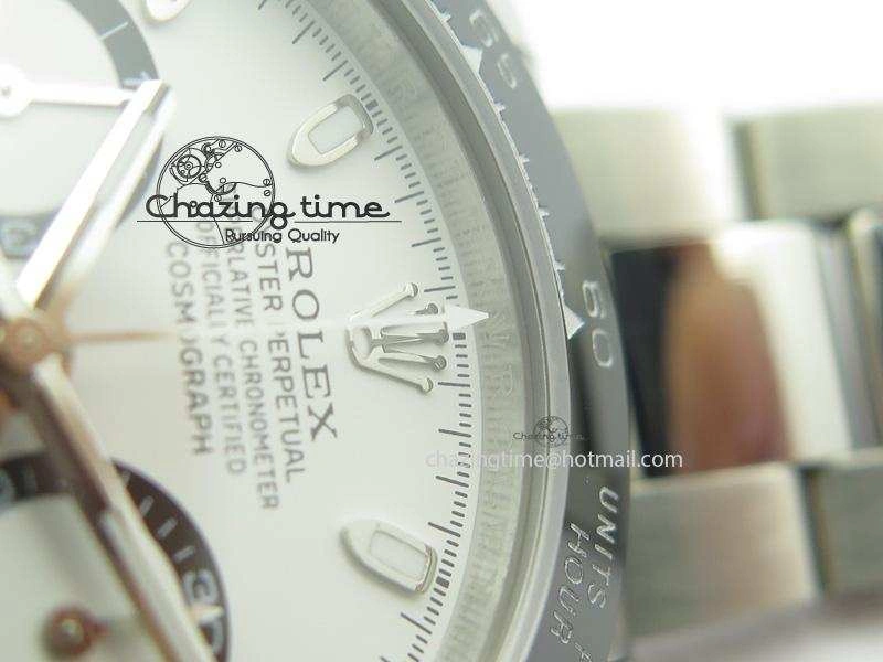 Daytona 116500LN BP Maker Best Edition White Dial On SS Bracelet A7750 V2