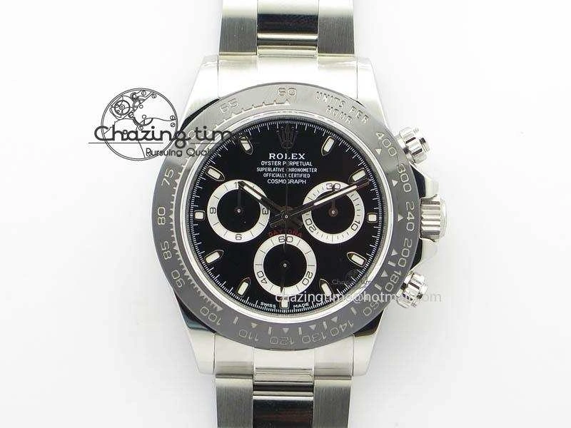 Daytona 116500LN JF 1:1 Best Edition Black Dial On SS Bracelet A4130 (Same Thickness As Genuine) V2