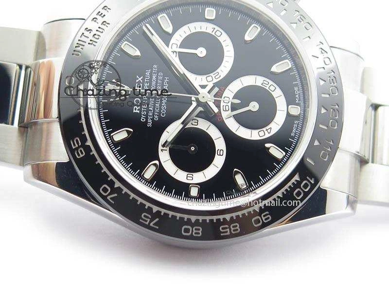 Daytona 116500LN JF 1:1 Best Edition Black Dial On SS Bracelet A4130 (Same Thickness As Genuine) V2