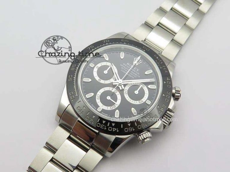 Daytona 116500LN JF 1:1 Best Edition Black Dial On SS Bracelet A4130 (Same Thickness As Genuine) V2