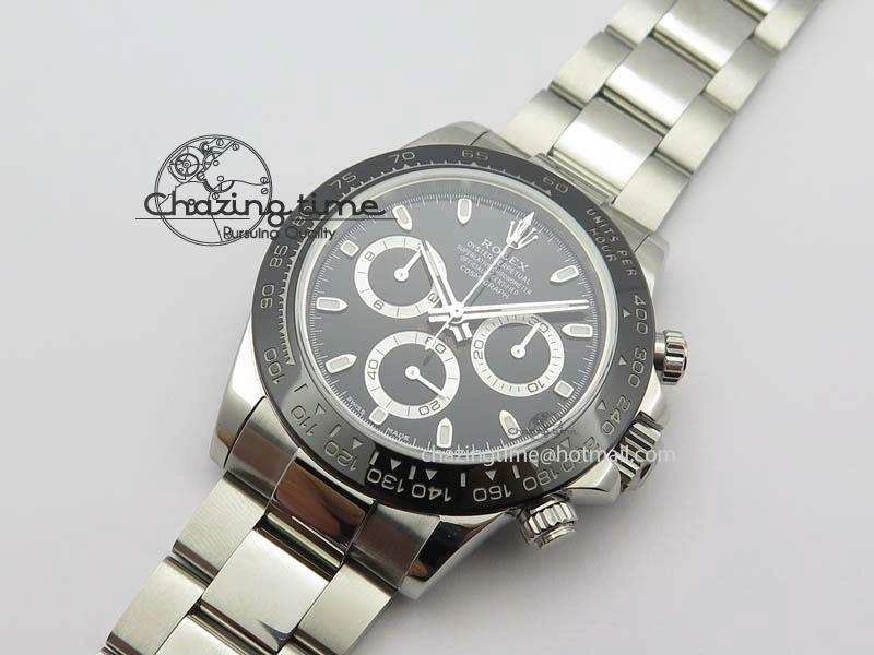 Daytona 116500LN JF 1:1 Best Edition Black Dial On SS Bracelet A4130 (Same Thickness As Genuine) V2