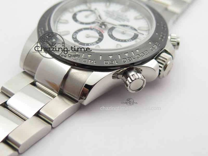 Daytona 116500LN JF 1:1 Best Edition White Dial On SS Bracelet A4130 (Same Thickness As Genuine)