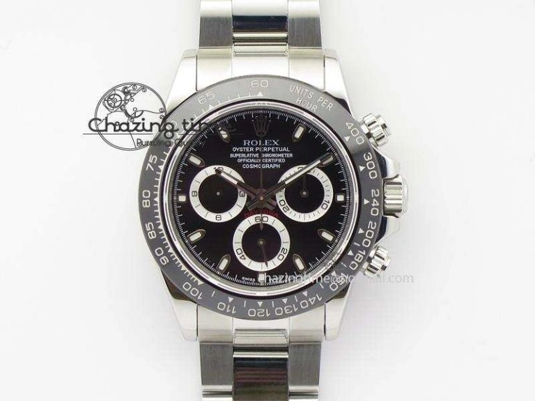 Daytona 116500LN JF Best Edition Black Dial On SS Bracelet A23J (Same Thickness As Genuine)