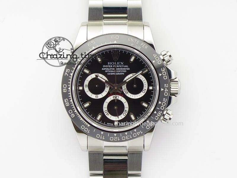 Daytona 116500LN JF Best Edition Black Dial On SS Bracelet A23J (Same Thickness As Genuine)