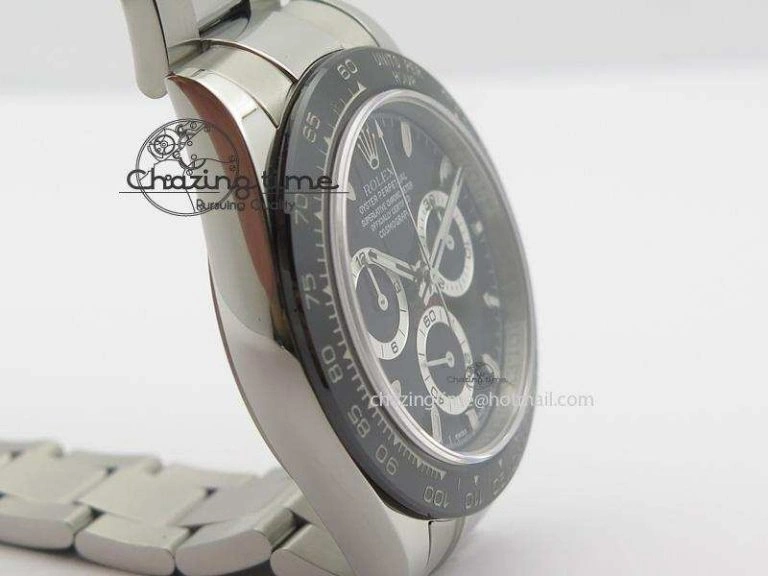 Daytona 116500LN JF Best Edition Black Dial On SS Bracelet A23J (Same Thickness As Genuine)