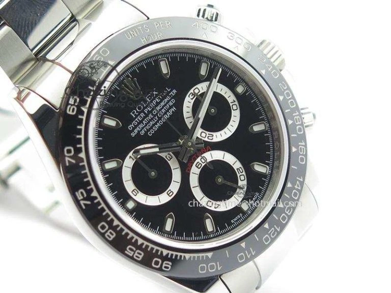 Daytona 116500LN JF Best Edition Black Dial On SS Bracelet A23J (Same Thickness As Genuine)