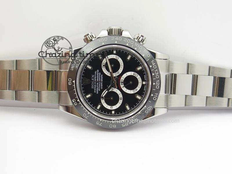 Daytona 116500LN JF Best Edition Black Dial On SS Bracelet A23J (Same Thickness As Genuine)