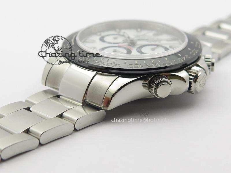 Daytona 116500LN JF Best Edition White Dial On SS Bracelet A23J (Same Thickness As Genuine)
