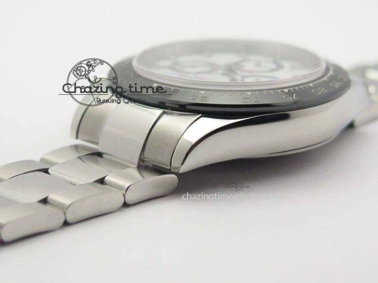 Daytona 116500LN JF Best Edition White Dial On SS Bracelet A23J (Same Thickness As Genuine)