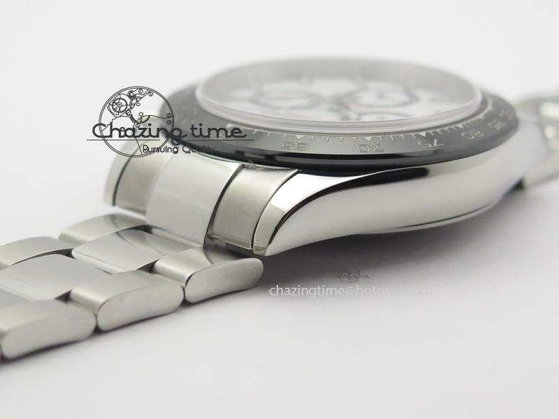 Daytona 116500LN JF Best Edition White Dial On SS Bracelet A23J (Same Thickness As Genuine)