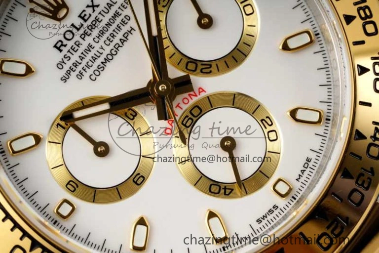 Daytona 116503 BTF 1:1 Best Edition 904L SS Case and Bracelet White Dial SA4130