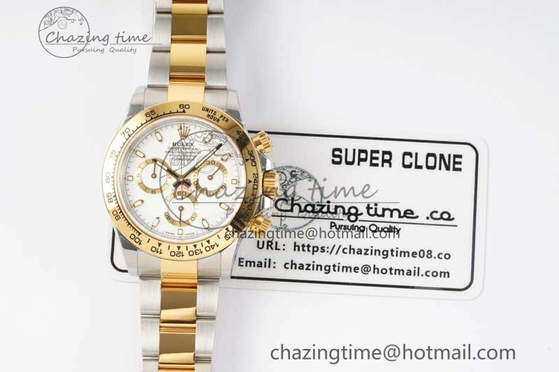 Daytona 116503 BTF 1:1 Best Edition 904L SS Case and Bracelet White Dial SA4130