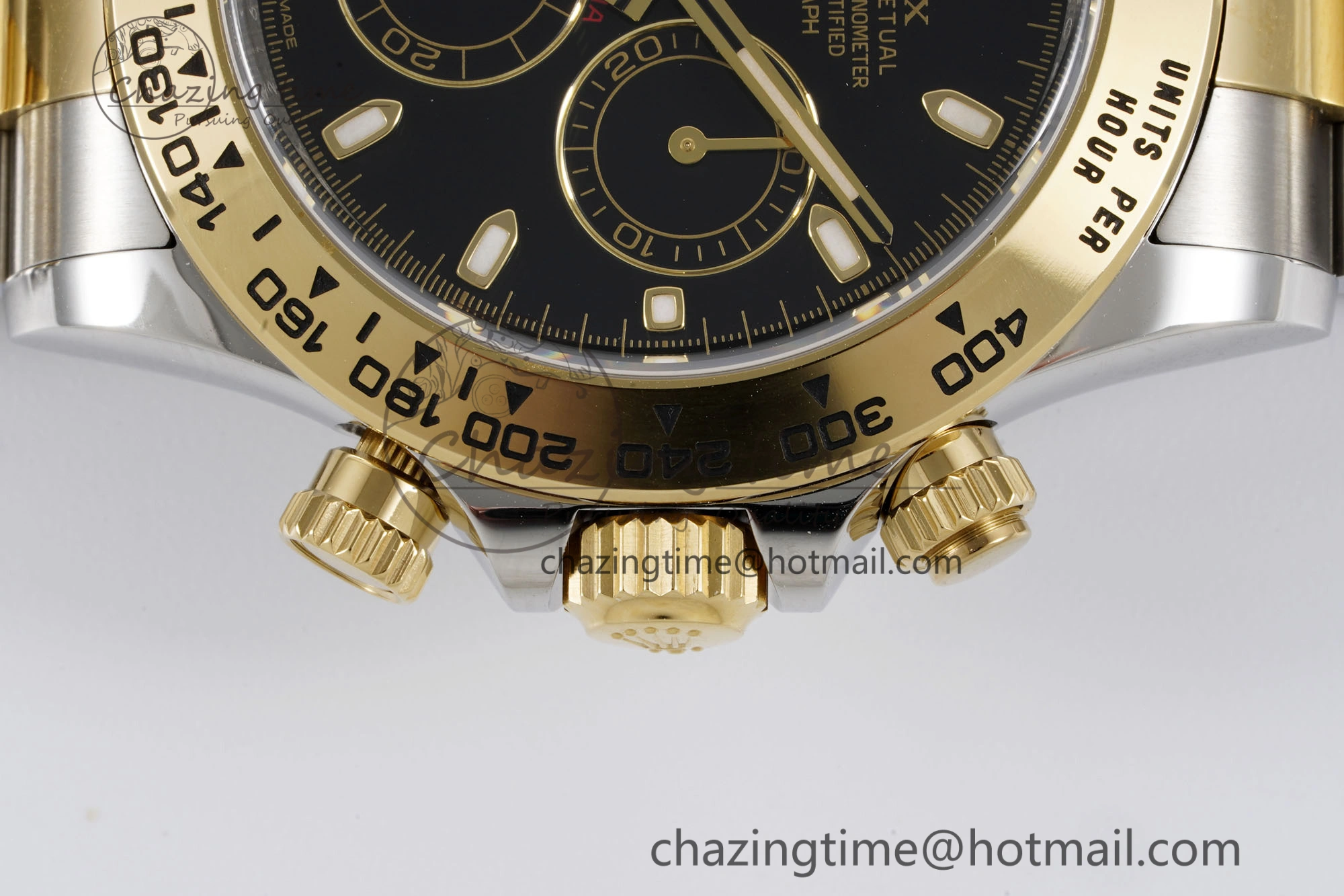 Daytona 116503 Clean 1:1 Best Edition Black Dial on SS YG Bracelet SA4130 V2