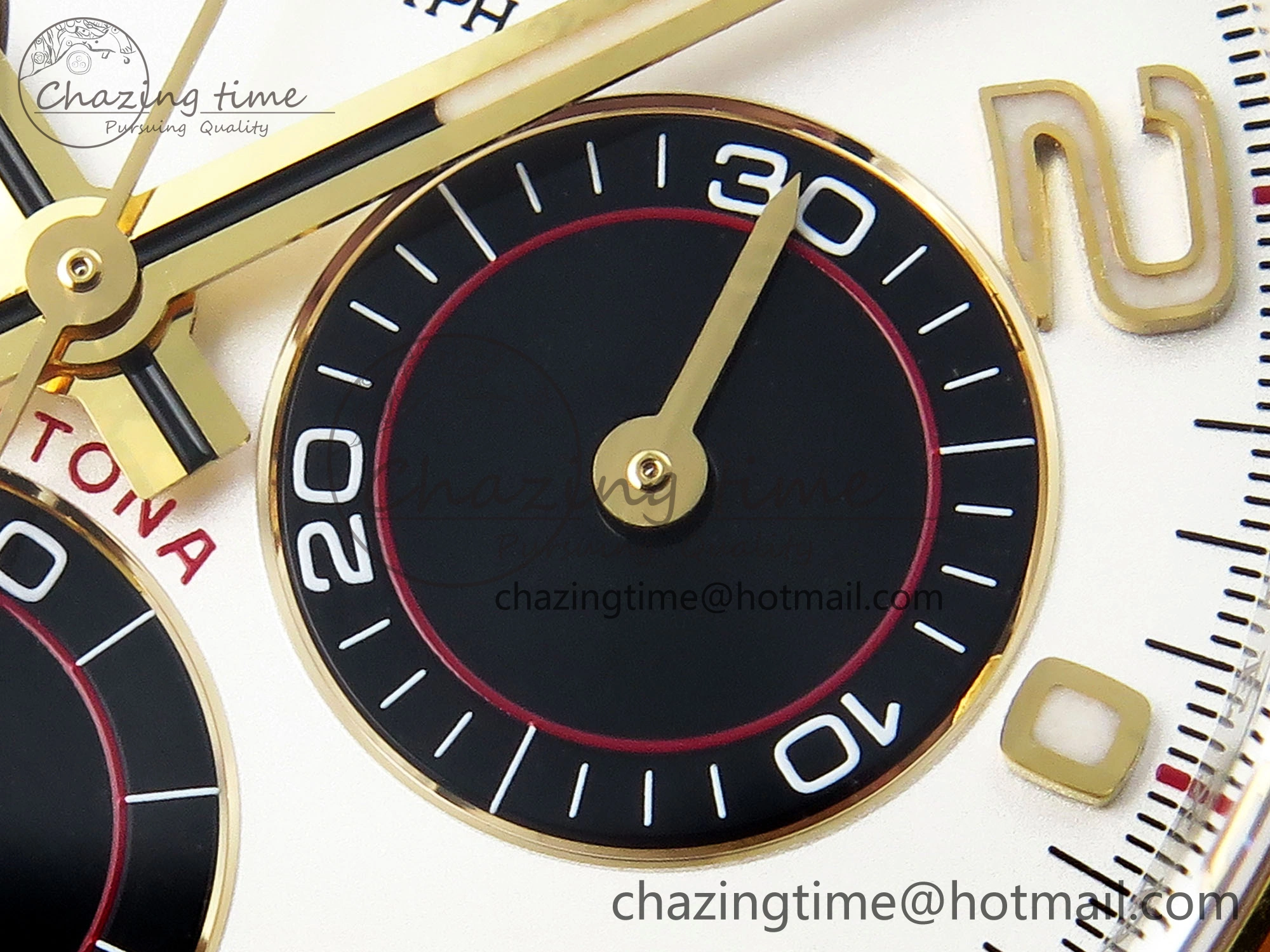 Daytona 116503 Clean 1:1 Best Edition White Dial Arabic Markers on SS YG Bracelet SA4130 V2
