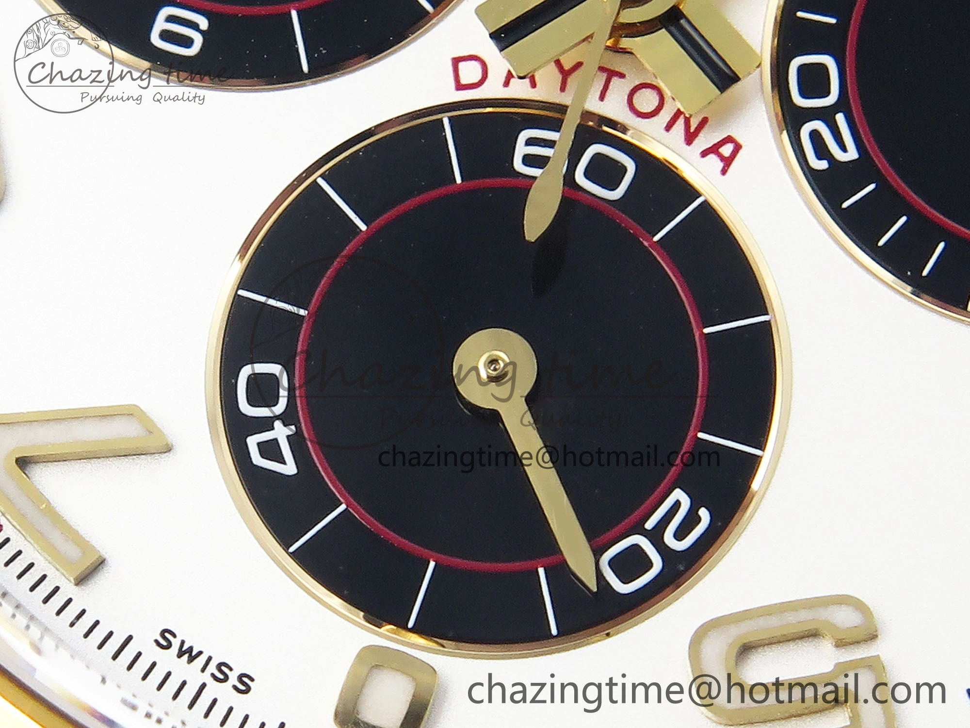 Daytona 116503 Clean 1:1 Best Edition White Dial Arabic Markers on SS YG Bracelet SA4130 V2