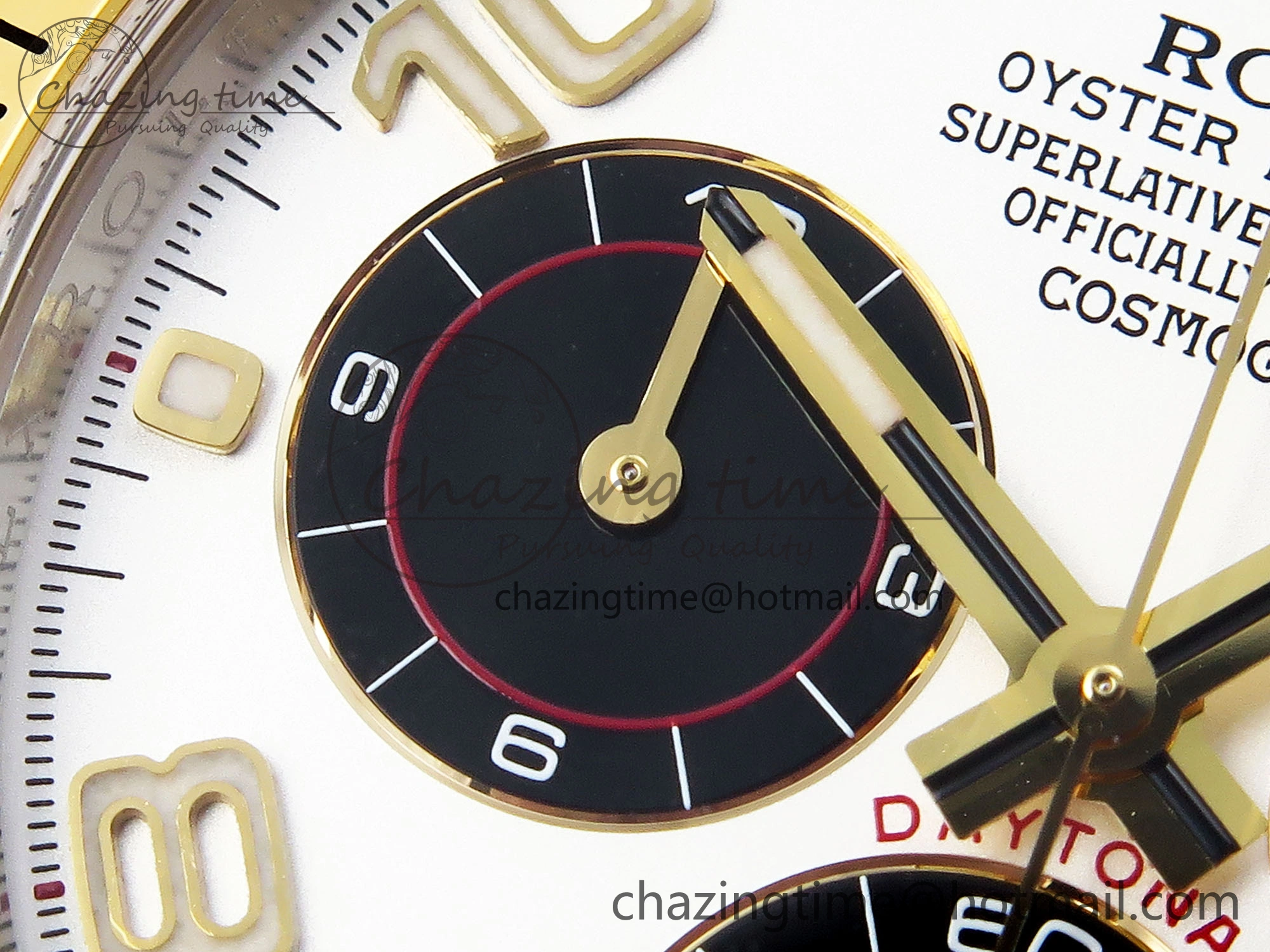 Daytona 116503 Clean 1:1 Best Edition White Dial Arabic Markers on SS YG Bracelet SA4130 V2