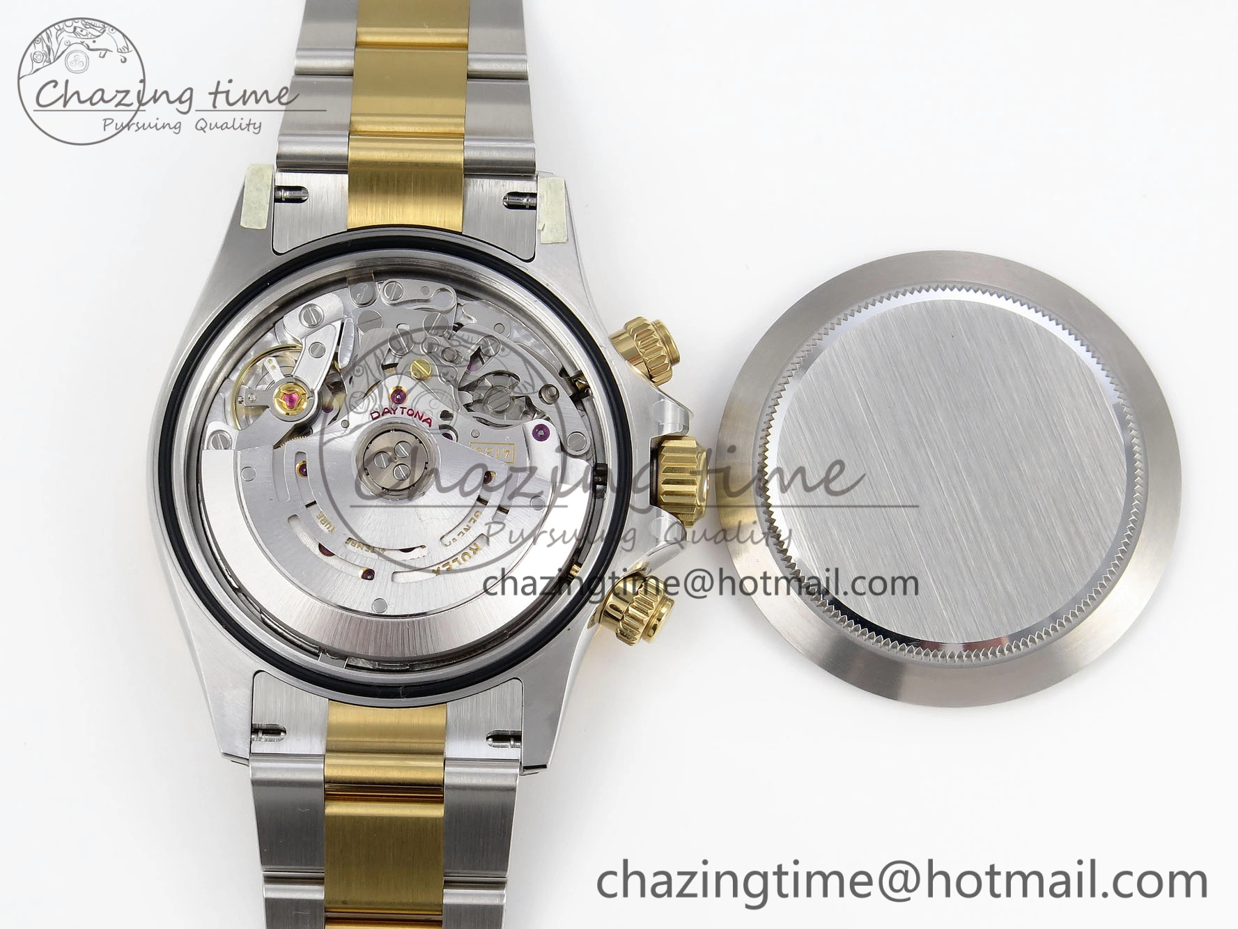 Daytona 116503 Clean 1:1 Best Edition White Dial Arabic Markers on SS YG Bracelet SA4130 V2