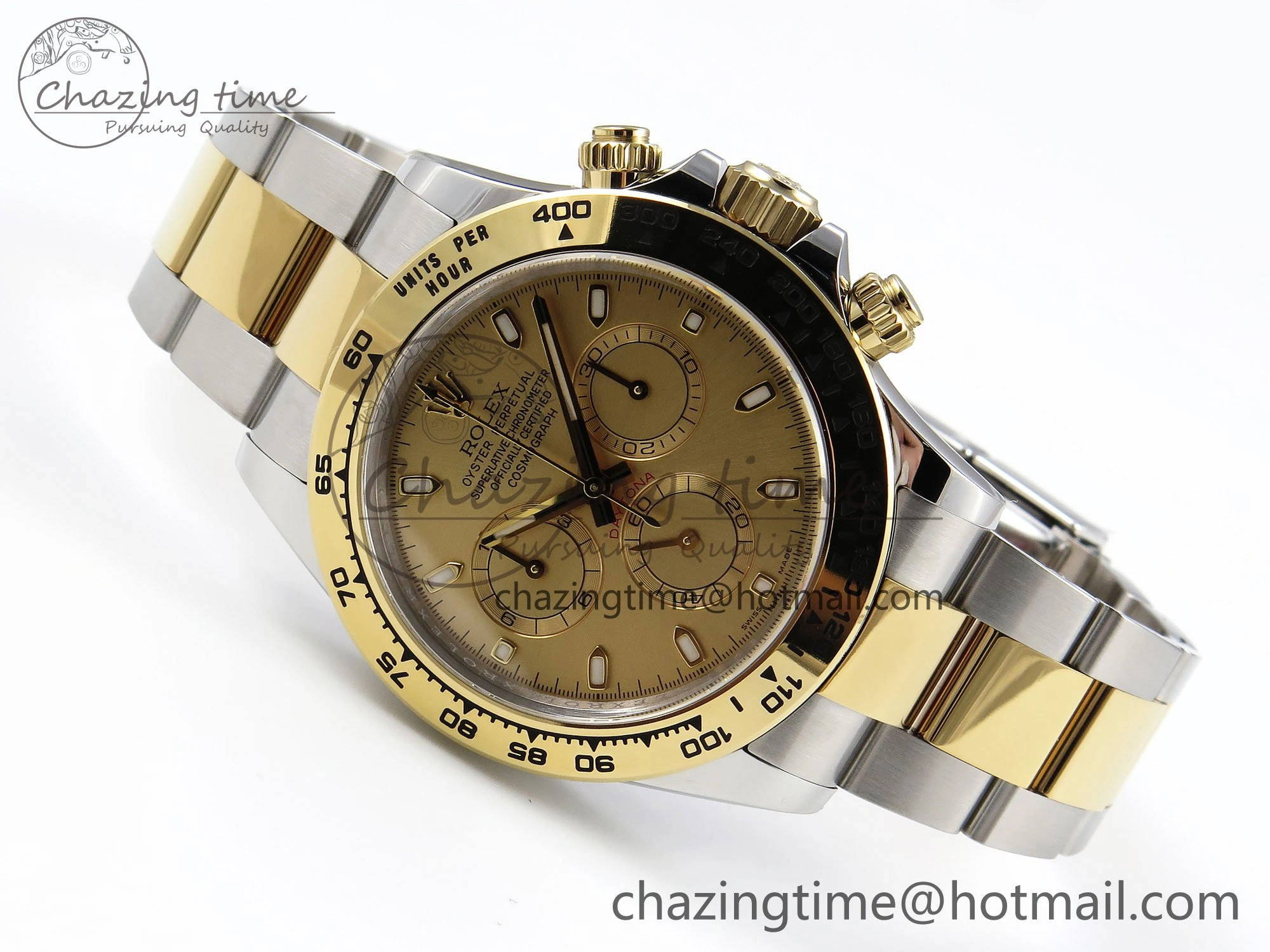Daytona 116503 Clean 1:1 Best Edition YG Dial on SS YG Bracelet SA4130 V2
