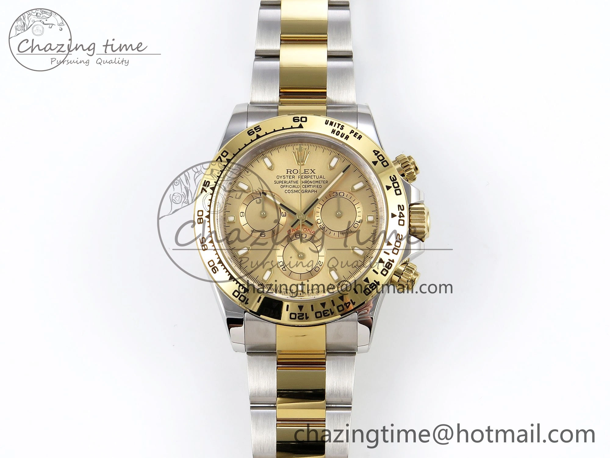 Daytona 116503 Clean 1:1 Best Edition YG Dial on SS YG Bracelet SA4130 V2