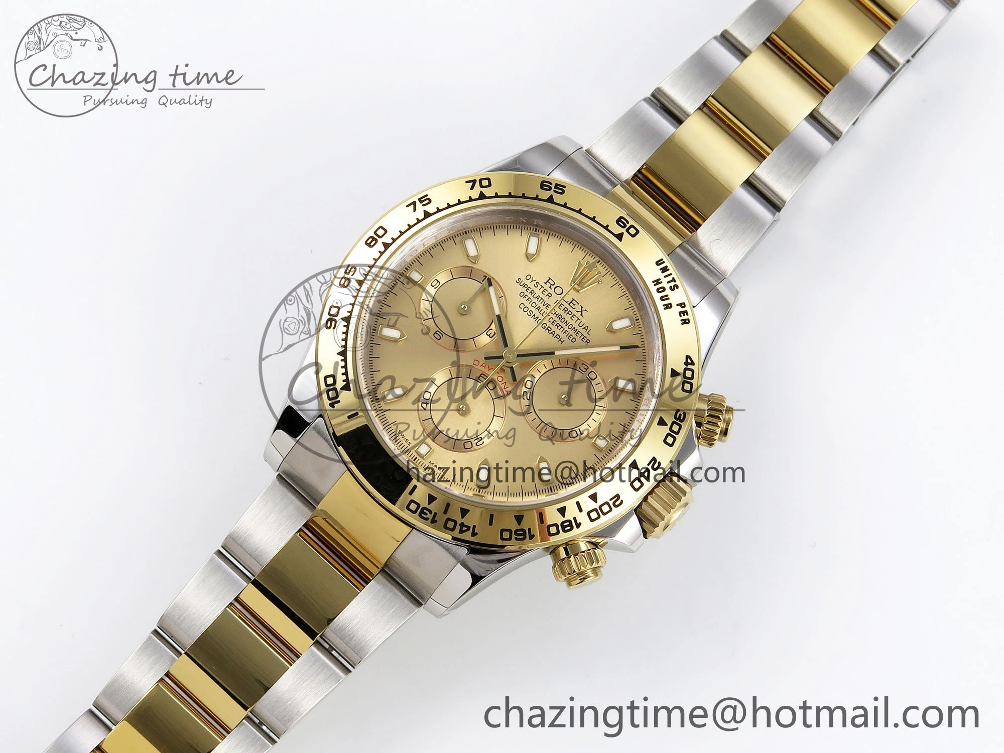 Daytona 116503 Clean 1:1 Best Edition YG Dial on SS YG Bracelet SA4130 V2