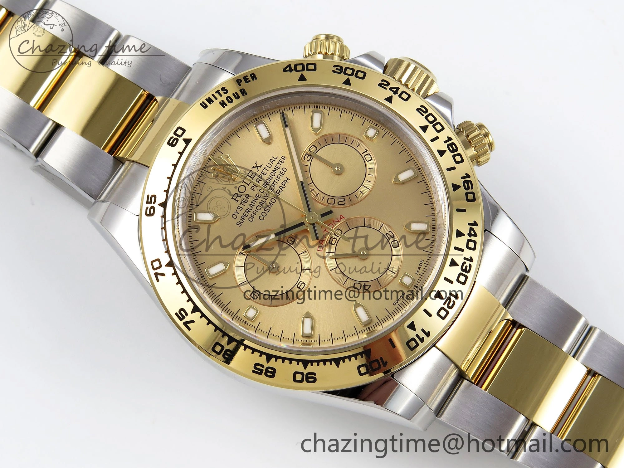 Daytona 116503 Clean 1:1 Best Edition YG Dial on SS YG Bracelet SA4130 V2