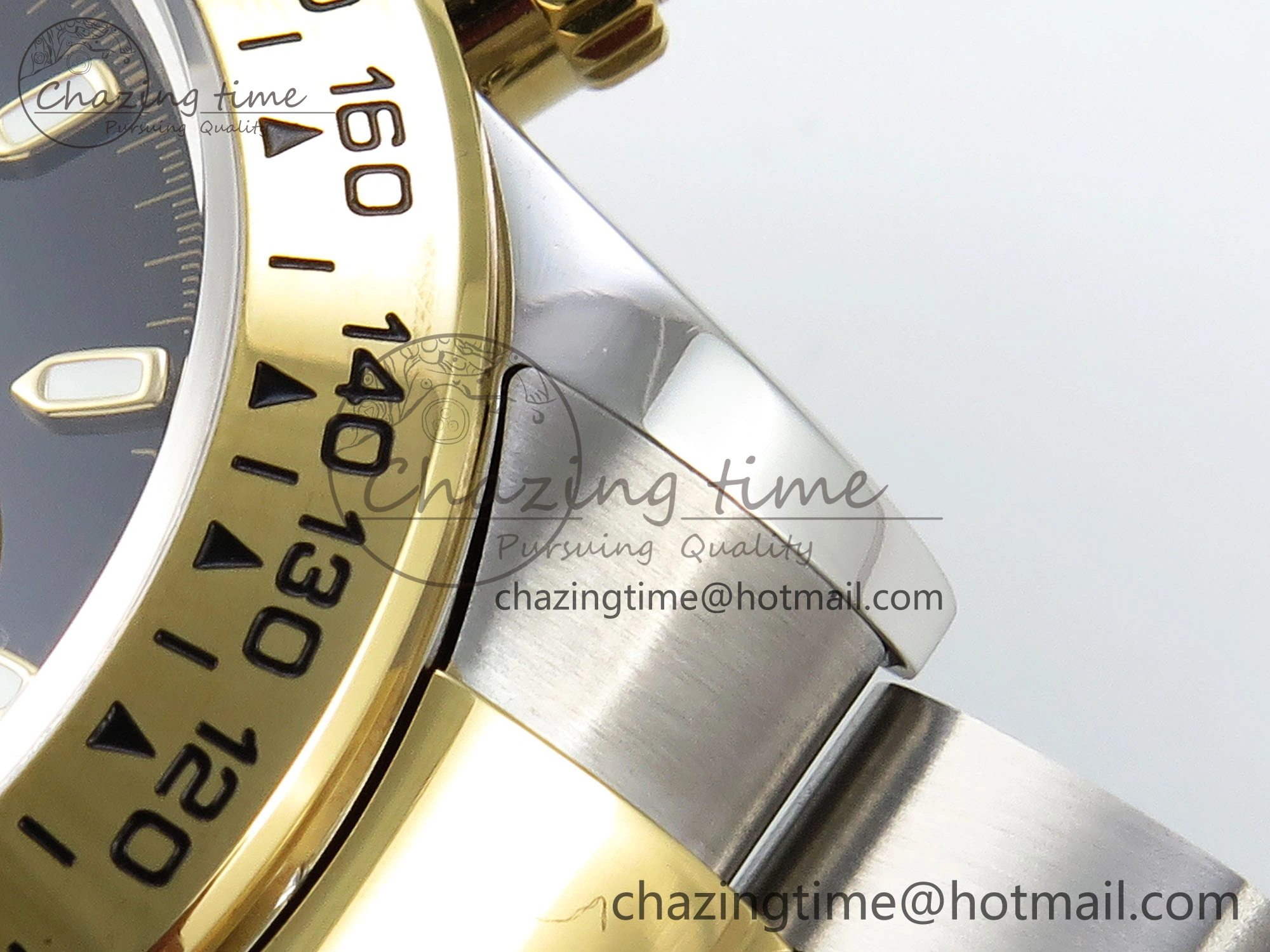 Daytona 116503 QF 1:1 Best Edition Black Dial on SS YG Bracelet SH4130 V3 (Gain Weight)