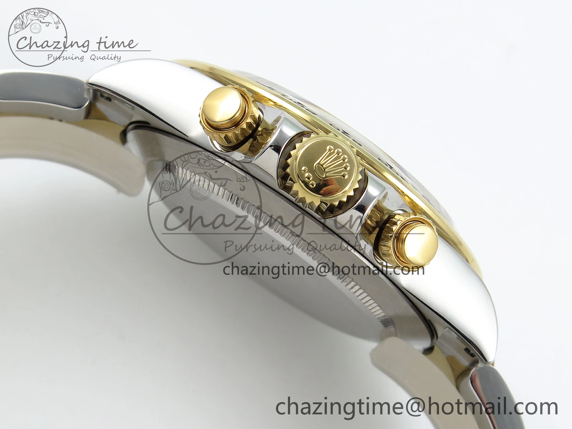 Daytona 116503 QF 1:1 Best Edition White Dial on SS YG Bracelet SH4130 V3 (Gain Weight)