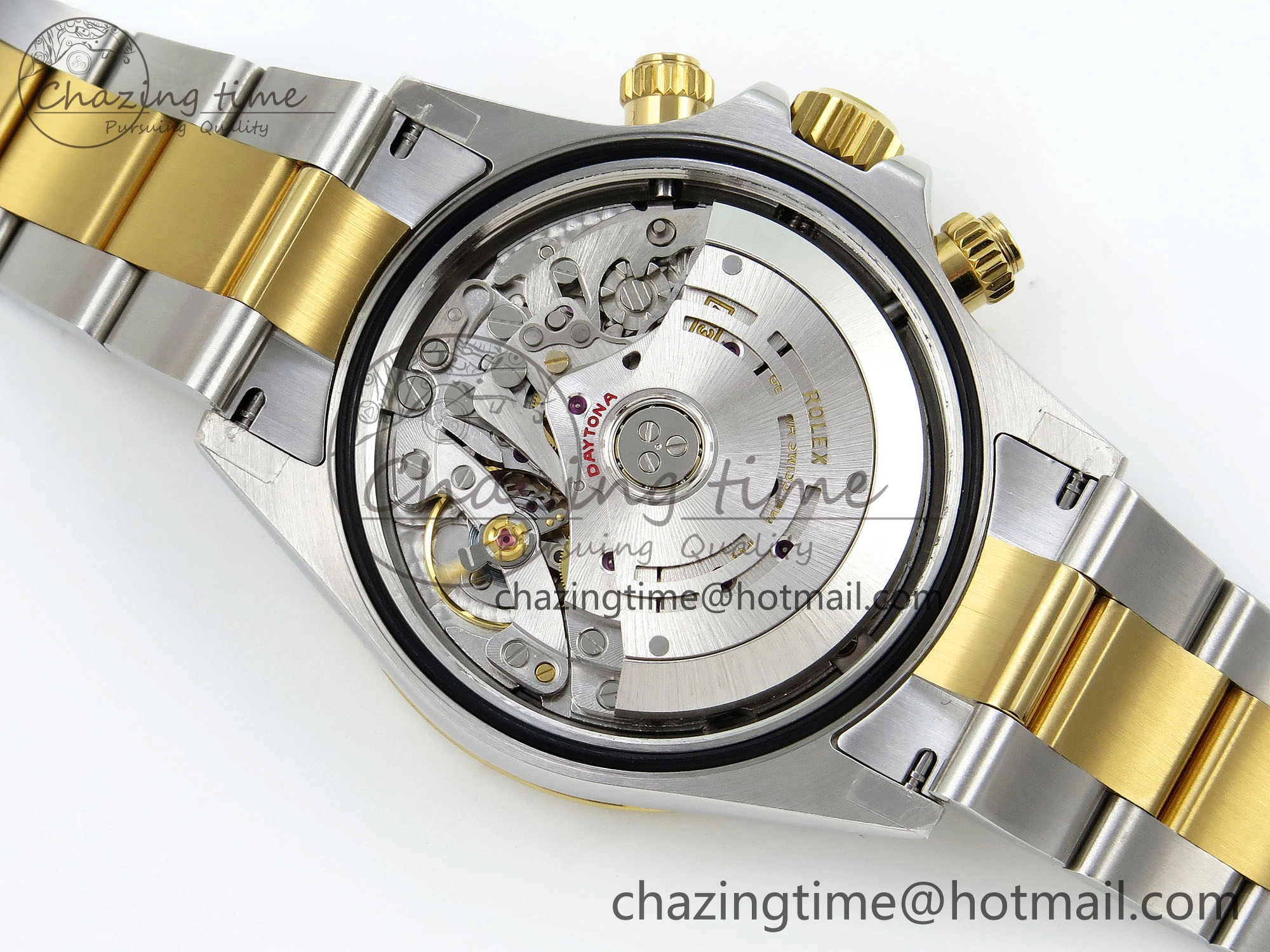 Daytona 116503 QF 1:1 Best Edition White Dial on SS YG Bracelet SH4130 V3 (Gain Weight)