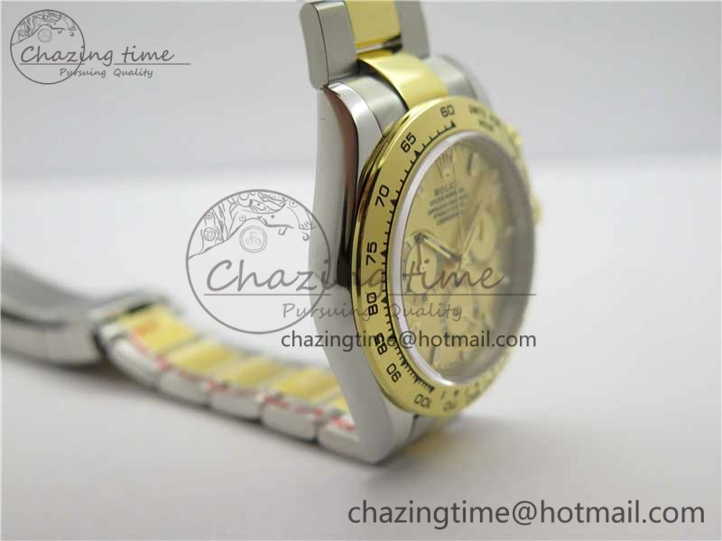 Daytona 116503 SS YG Noob 1:1 Best Edition 904L SS Case and Bracelet Gold Dial SA4130 V3