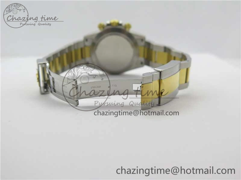 Daytona 116503 SS YG Noob 1:1 Best Edition 904L SS Case and Bracelet Gray Dial SA4130 V3