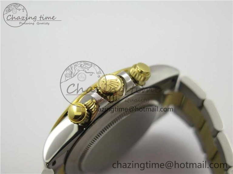 Daytona 116503 SS YG Noob 1:1 Best Edition 904L SS Case and Bracelet Gray Dial SA4130 V3