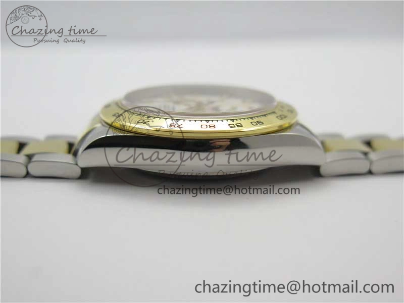 Daytona 116503 SS YG Noob 1:1 Best Edition 904L SS Case and Bracelet White Dial SA4130 V3