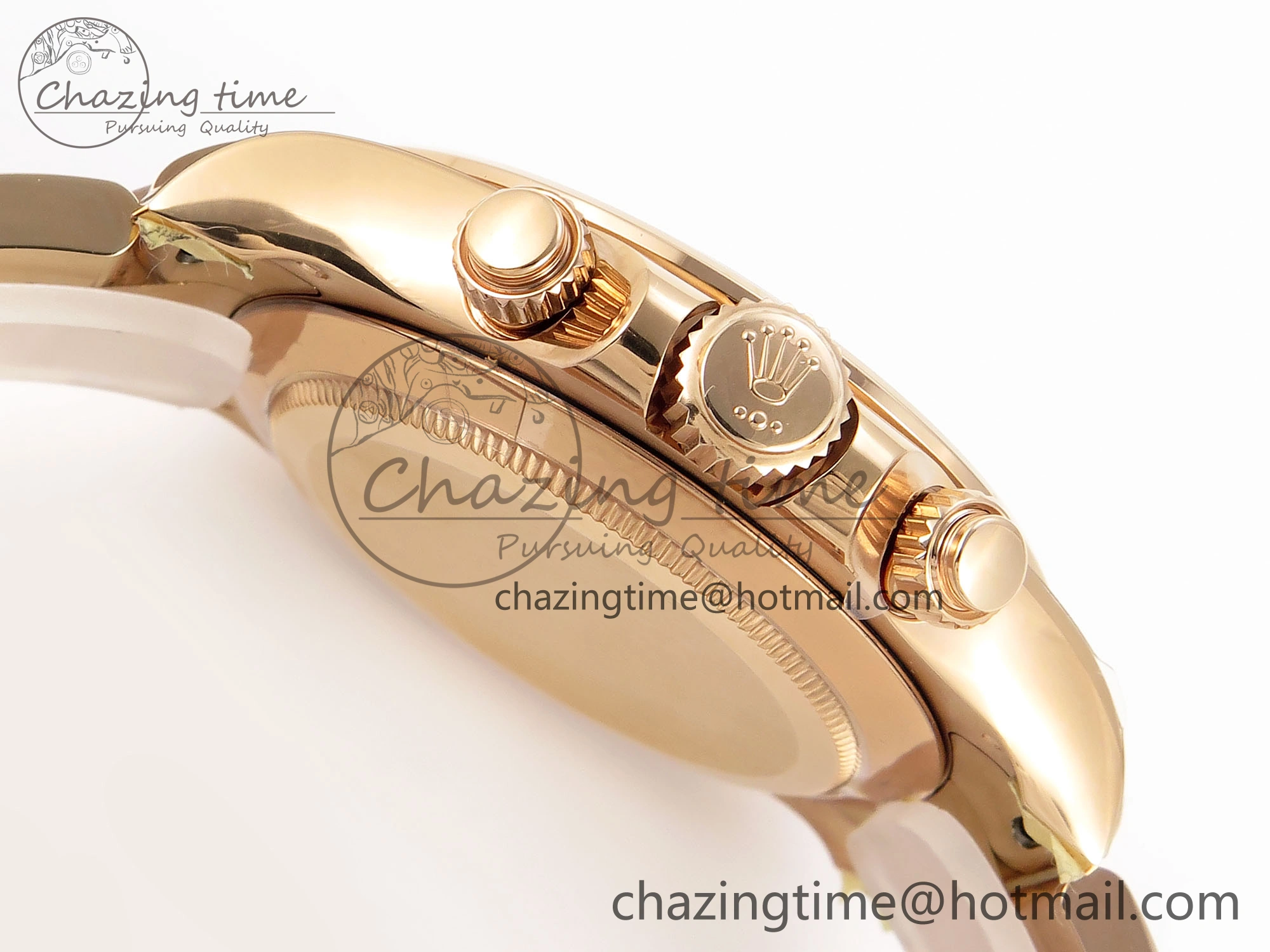 Daytona 116505 1:1 Best Edition Clean Factory Champagne Diamond Markers Dial on RG Bracelet A4130