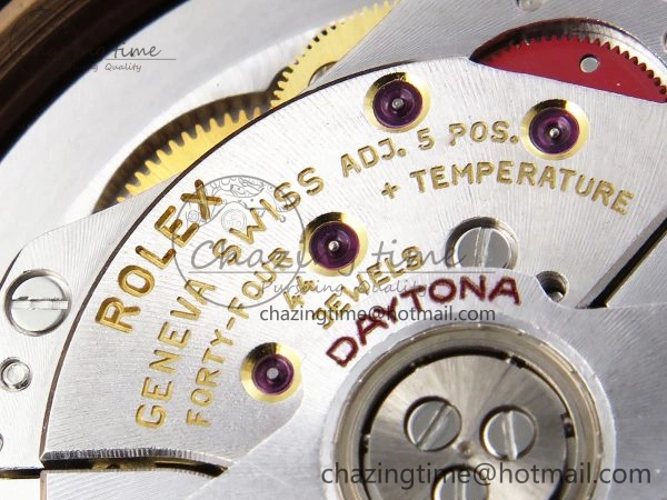 Daytona 116505 1:1 Best Edition Clean Factory Champagne Diamond Markers Dial on RG Bracelet A4130