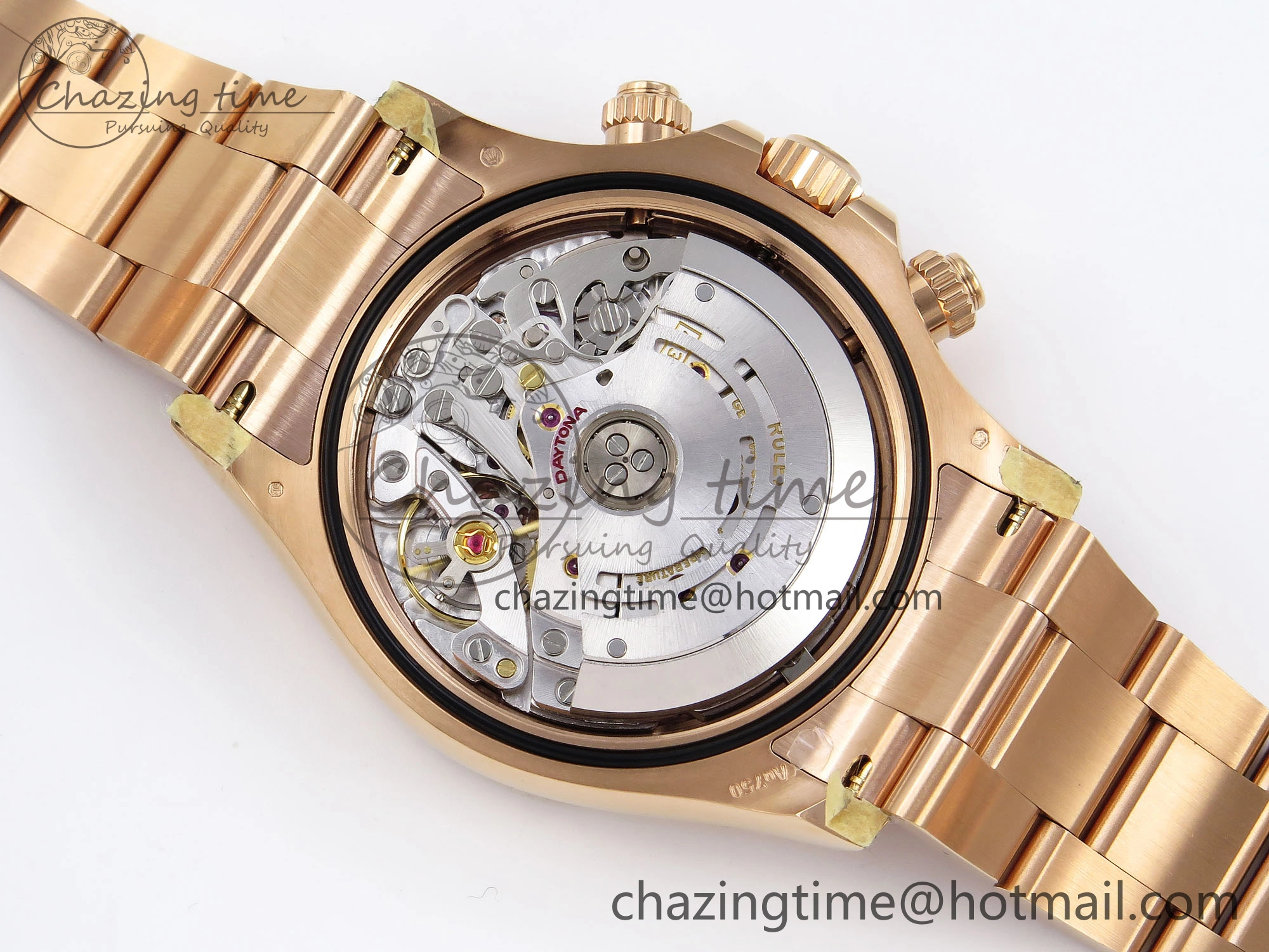 Daytona 116505 1:1 Best Edition Clean Factory Champagne Diamond Markers Dial on RG Bracelet A4130