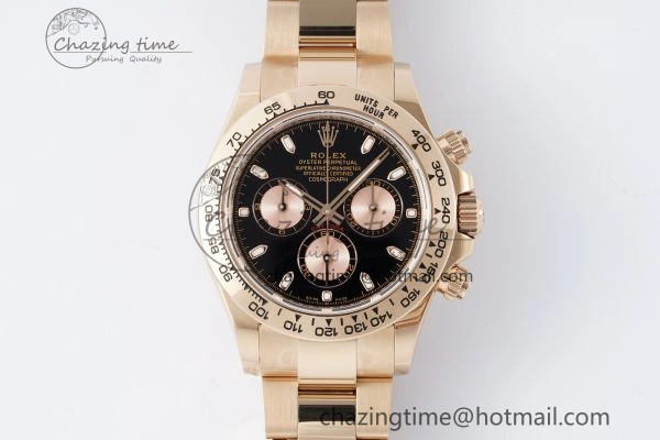 Daytona 116505 BTF 1:1 Best Edition Black RG Dial on RG Bracelet SA4130