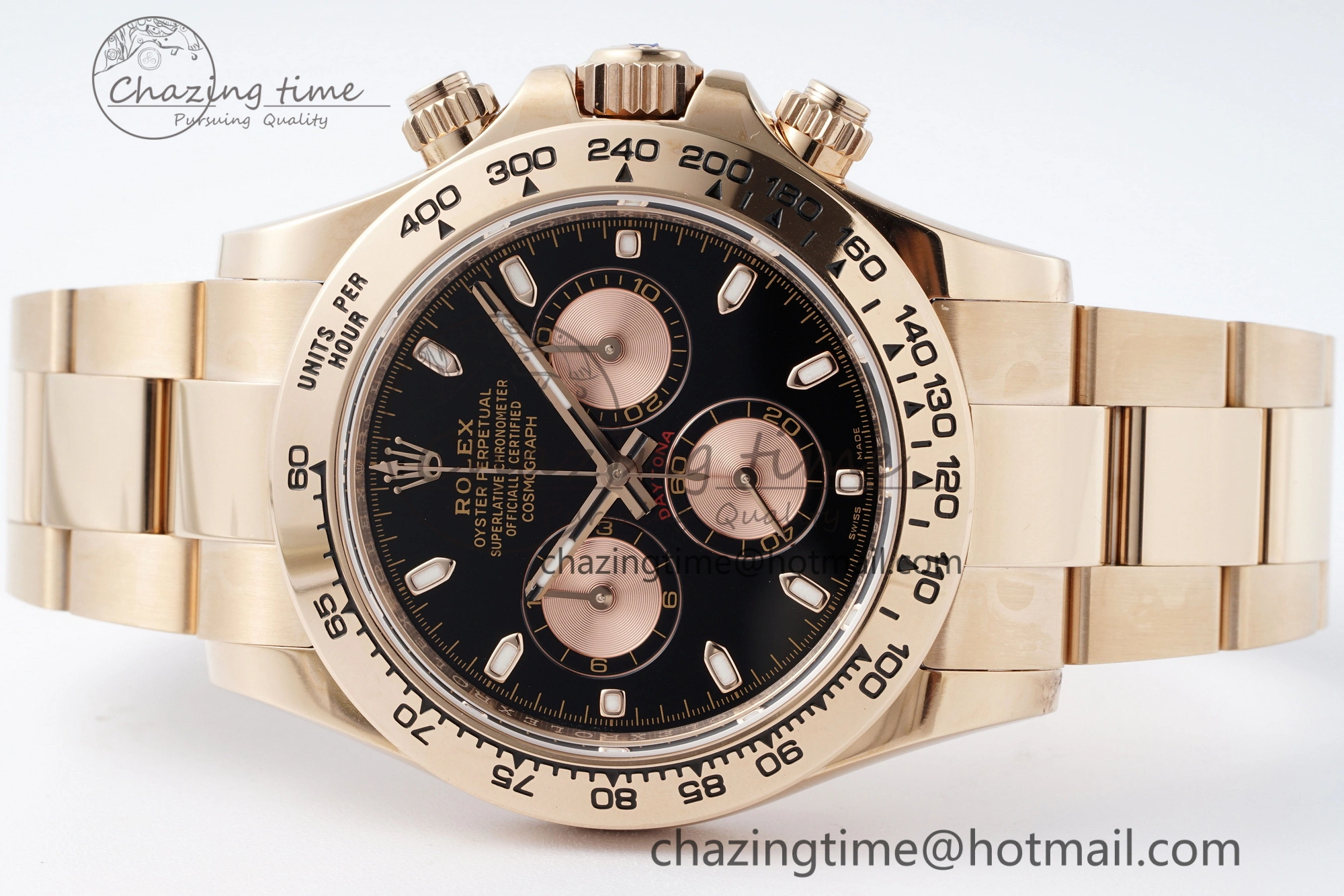 Daytona 116505 BTF 1:1 Best Edition Black RG Dial on RG Bracelet SA4130