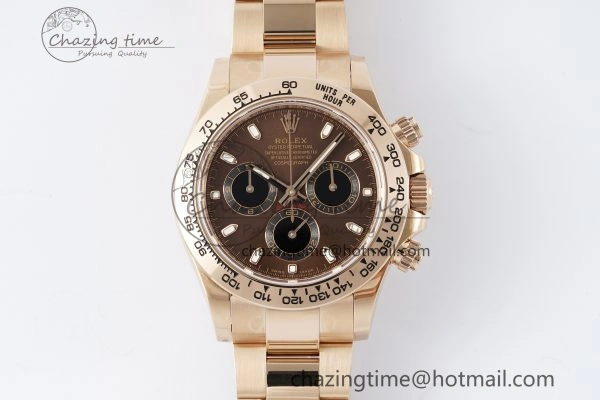 Daytona 116505 BTF 1:1 Best Edition Brown Dial on RG Bracelet SA4130