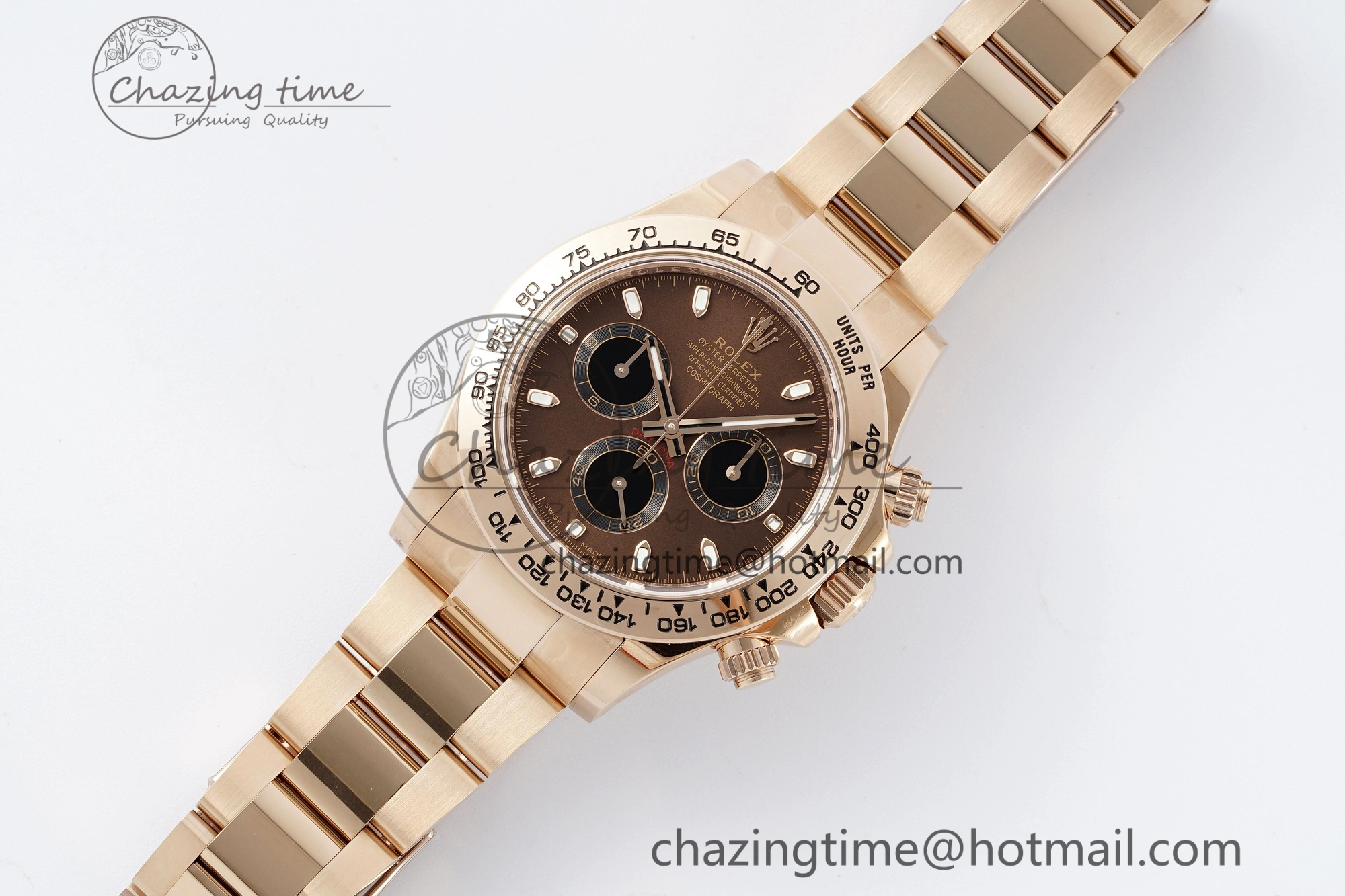 Daytona 116505 BTF 1:1 Best Edition Brown Dial on RG Bracelet SA4130