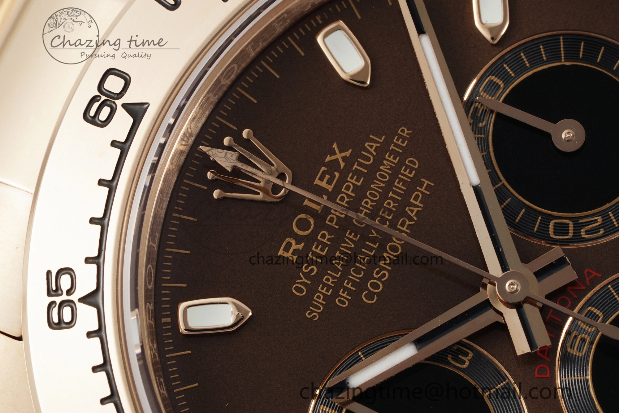 Daytona 116505 BTF 1:1 Best Edition Brown Dial on RG Bracelet SA4130