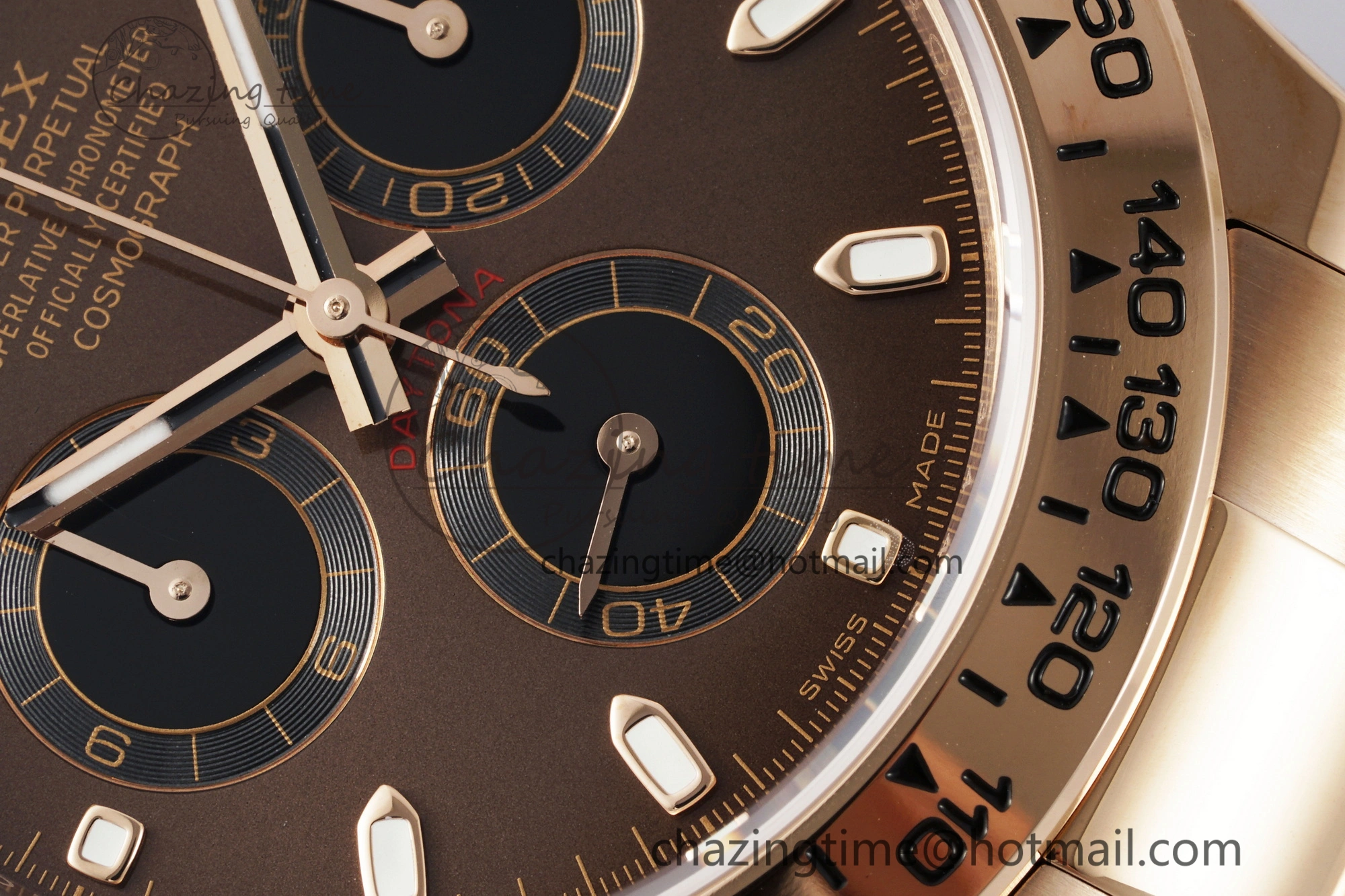 Daytona 116505 BTF 1:1 Best Edition Brown Dial on RG Bracelet SA4130