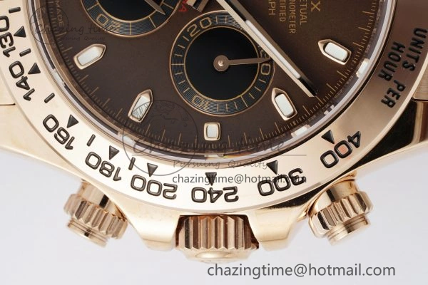Daytona 116505 BTF 1:1 Best Edition Brown Dial on RG Bracelet SA4130