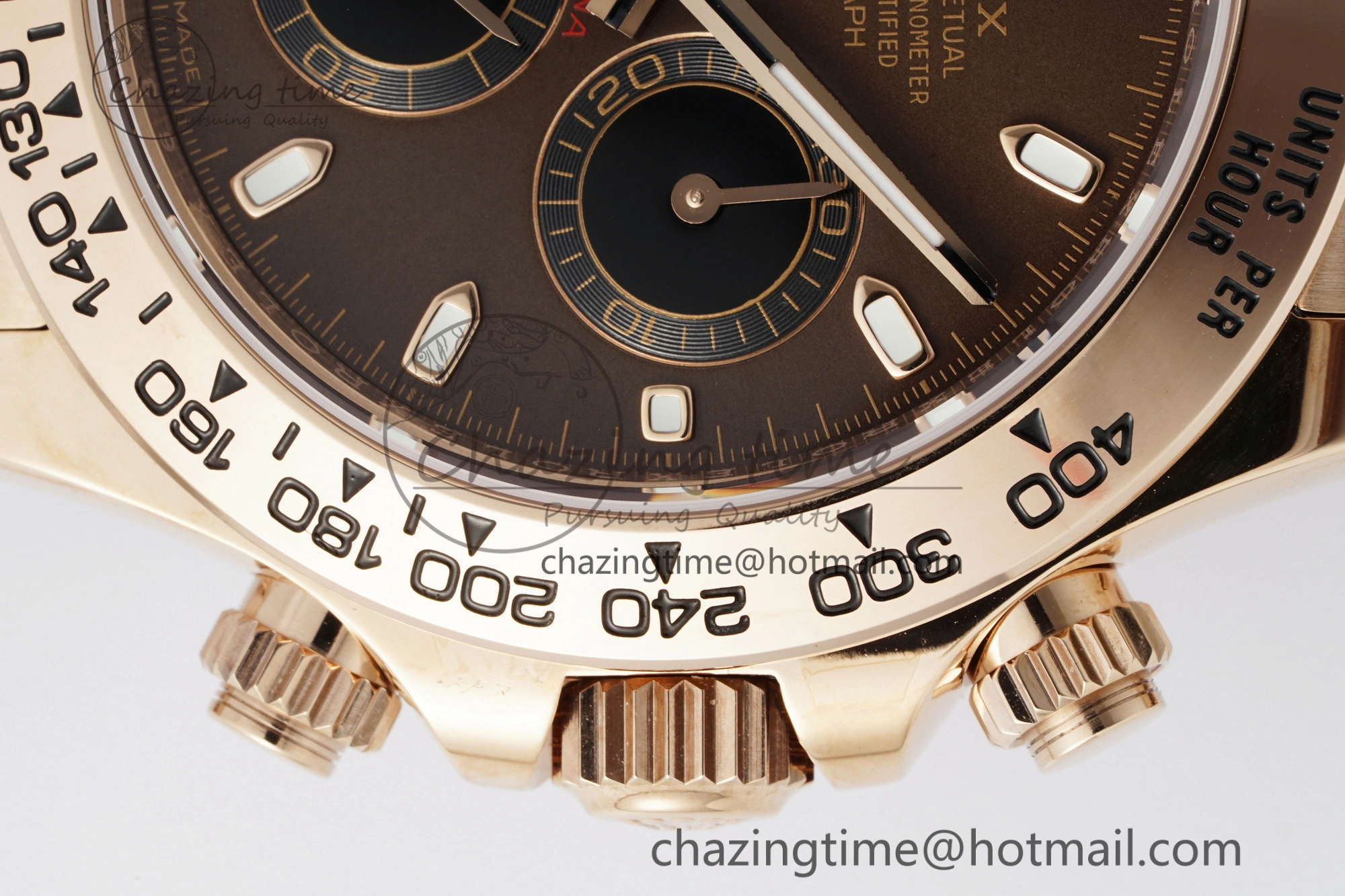 Daytona 116505 BTF 1:1 Best Edition Brown Dial on RG Bracelet SA4130