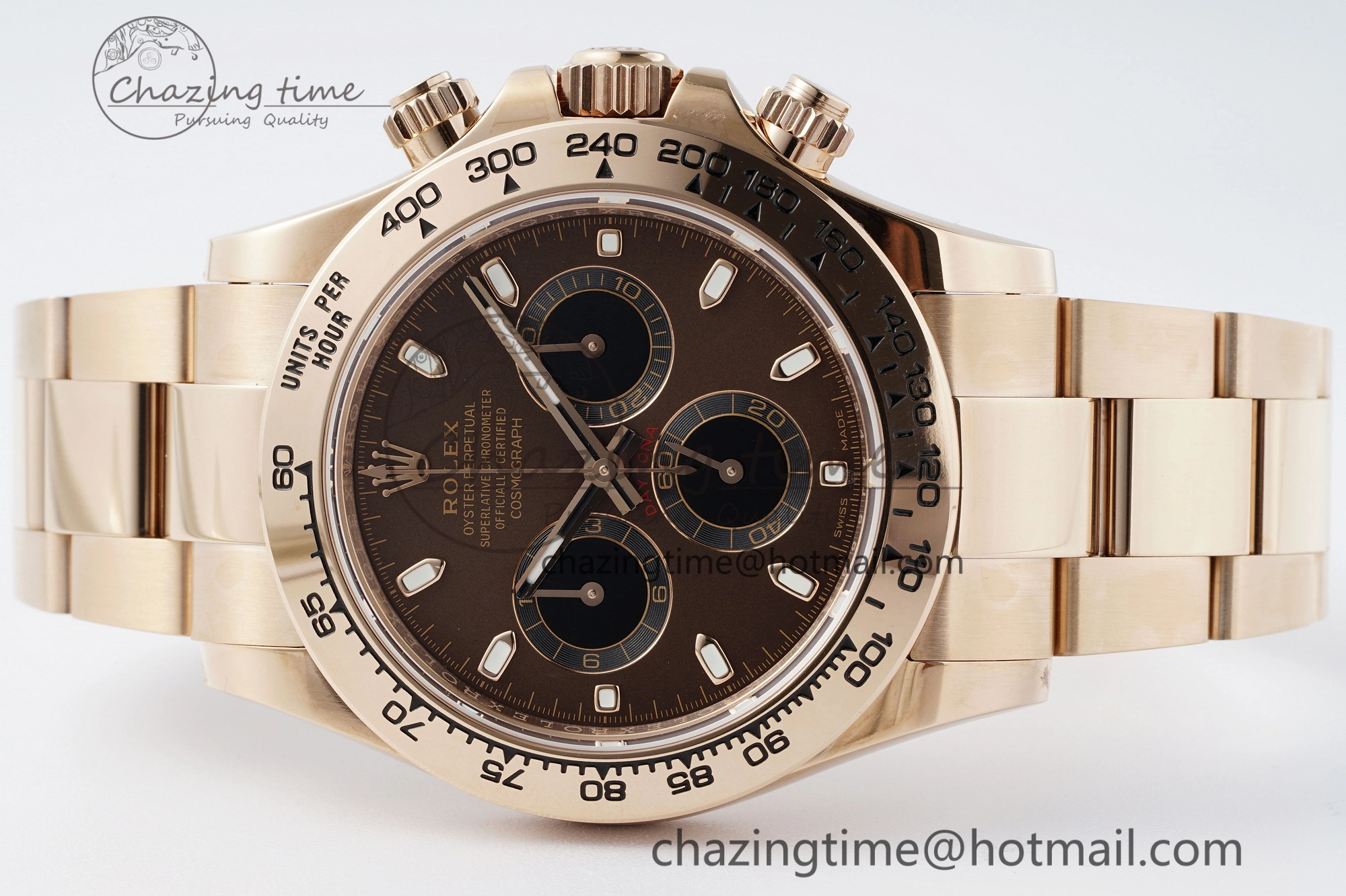 Daytona 116505 BTF 1:1 Best Edition Brown Dial on RG Bracelet SA4130